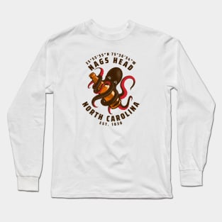 Nags Head, NC Octopus Summer Vacation Long Sleeve T-Shirt